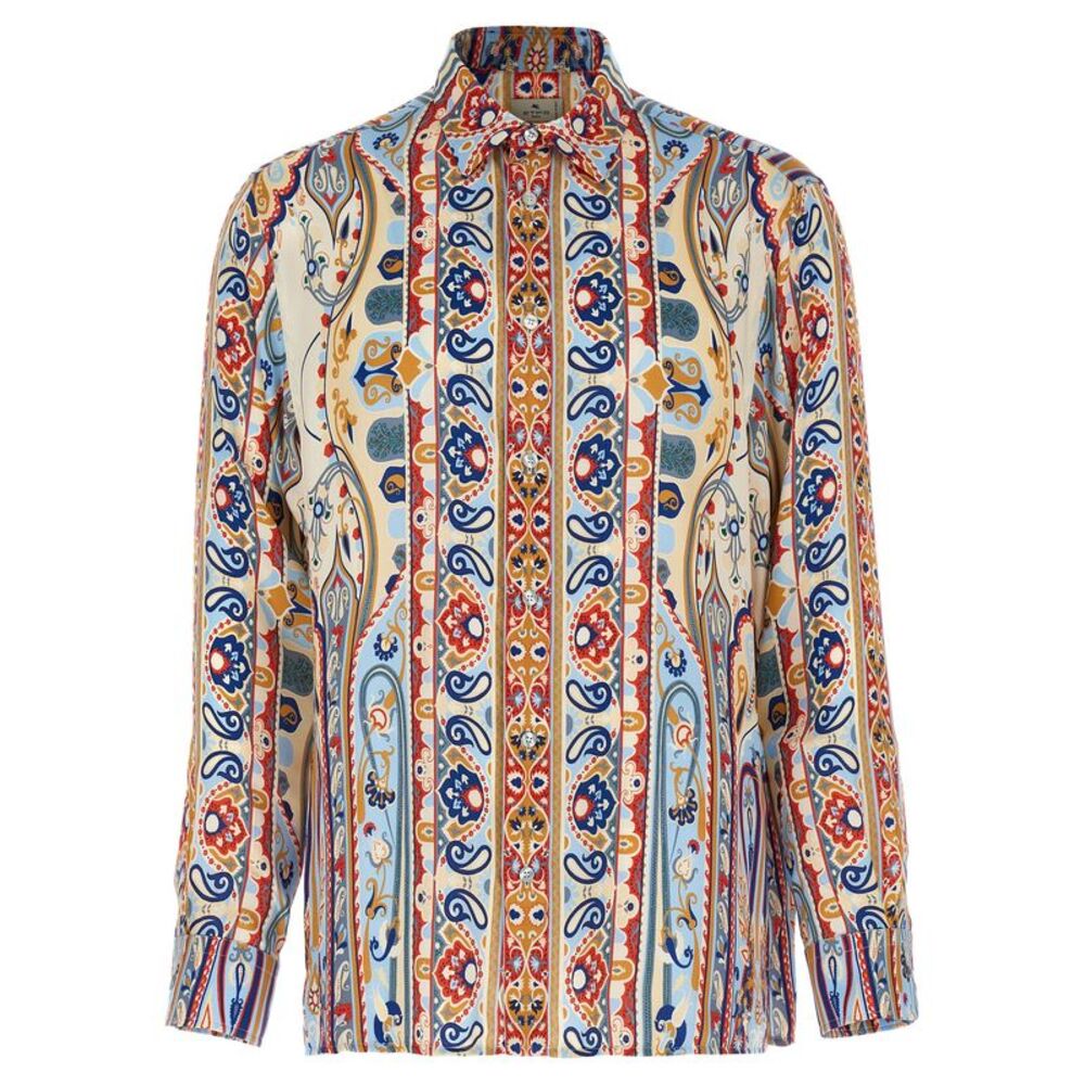 Etro Multicolor Viscose Men's Blouse